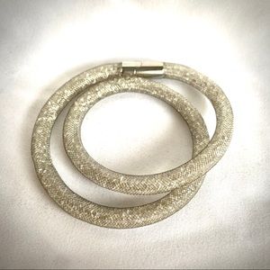 Swarovski Silver Stardust Grey Bracelet